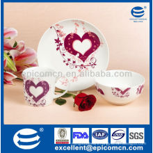new lovely gift porcelain wholesale breakfast Set For beloved BC8026